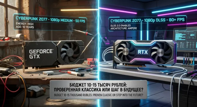 GeForce 1060 vs RTX 3050 в 2026 году: какую видеокарту выбрать на одинаковом бюджете для апгрейда