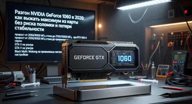 Разгон NVIDIA GeForce 1060 в 2026: как выжать максимум из карты без риска поломки и потери стабильности