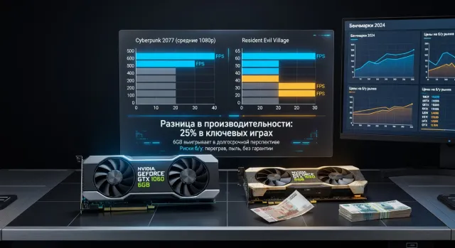 GeForce GTX 1060 6GB vs 3GB: разница в производительности, цене и какую версию выбрать на б/у рынке
